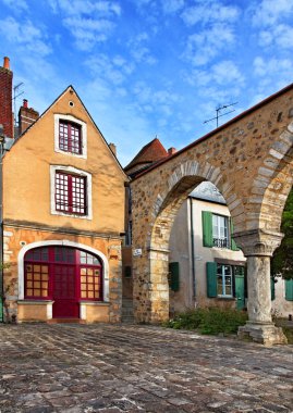 Saint Hilaire Square in Le Mans,France clipart