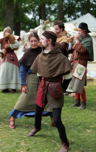 Dança medieval — Fotografia de Stock