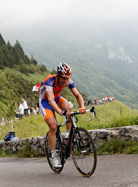 Il ciclista Maarten Tjallingii — Foto Stock