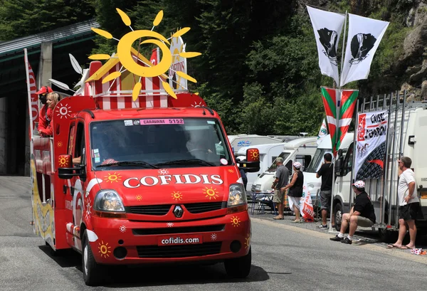 Cofidis car — Stock Photo, Image