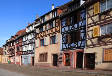 Street in Colmar clipart