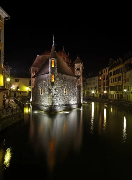 Annecy by night — Stock Photo, Image