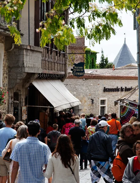 Streets of Carcassonne — Stock Photo, Image