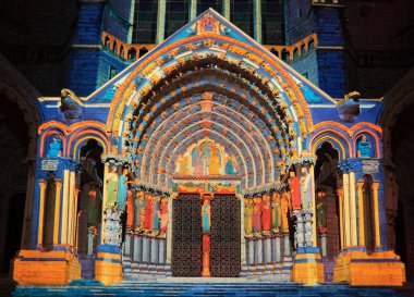 Chartres illumination clipart