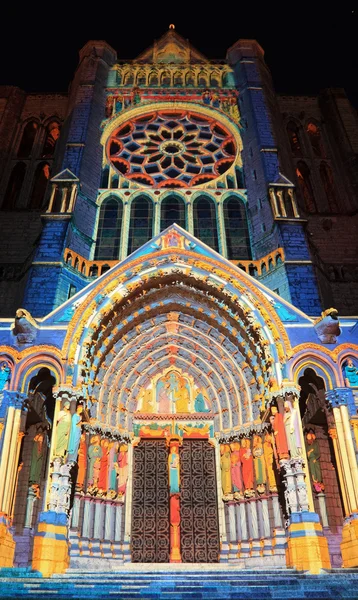 Iluminación Chartres — Foto de Stock