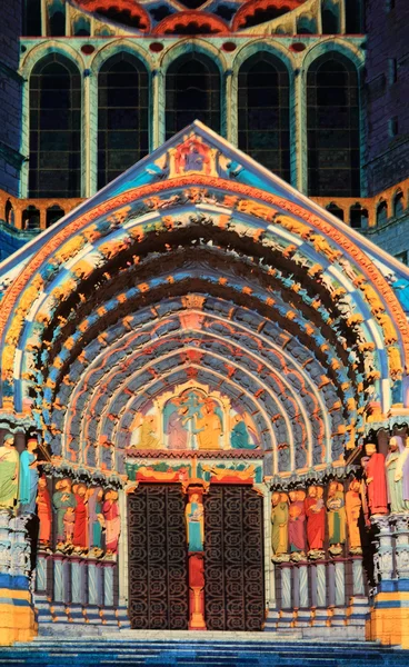Chartres belysning — Stockfoto