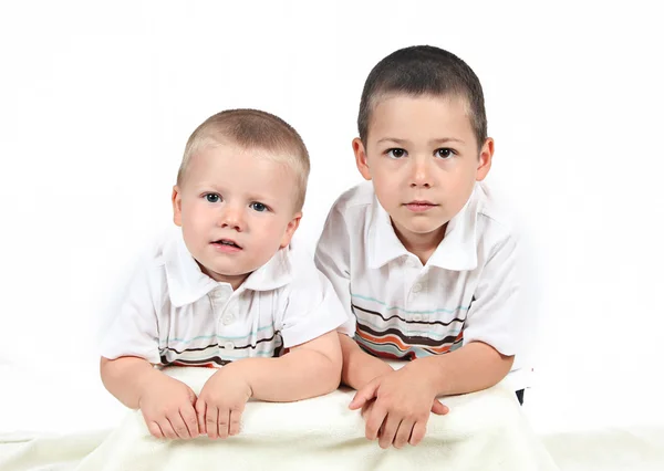 Två bröder tillsammans — Stockfoto