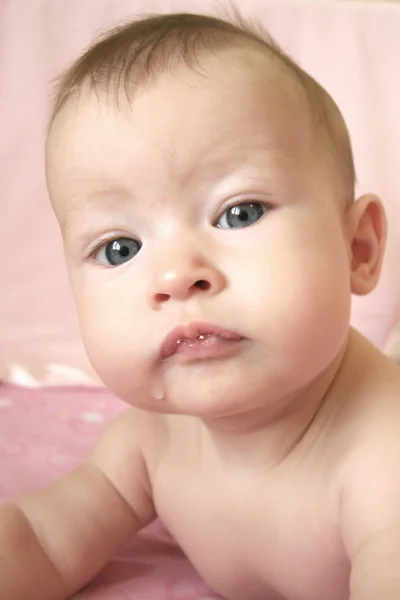 Μωρό κορίτσι closeup 5 — Φωτογραφία Αρχείου