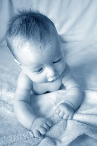 stock image Little Baby in Blue