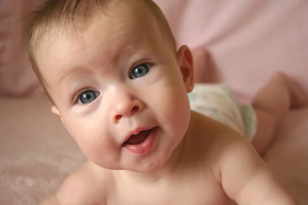 Bebé niña primer plano —  Fotos de Stock