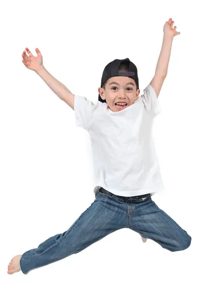 Adorable niño aislado sobre fondo blanco —  Fotos de Stock