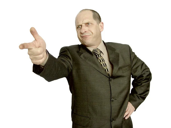 Businessman Pointing — Stock Photo, Image