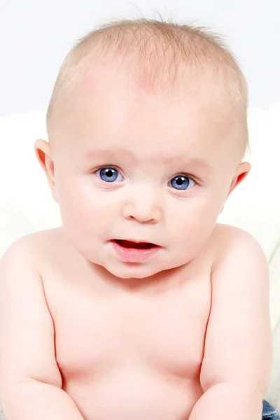 Little Boy taken Closeup in Jeans — Stock Photo, Image