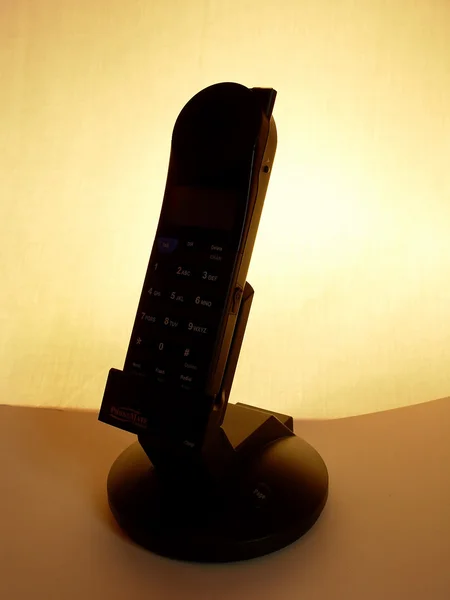 Telefone com luz de fundo — Fotografia de Stock