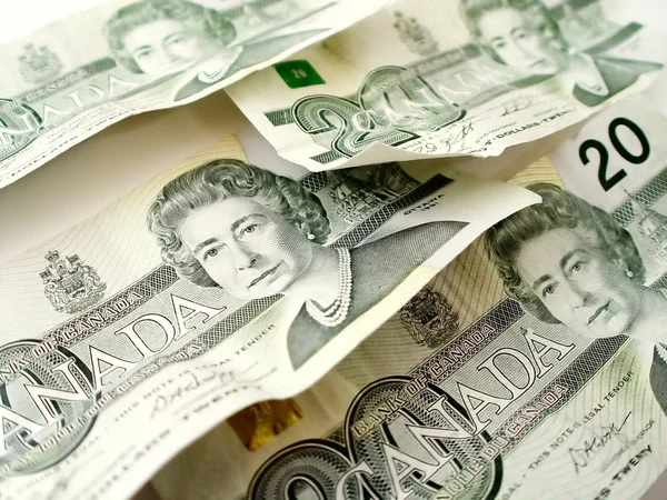 Twenty Dollar Bills — Stock Photo, Image