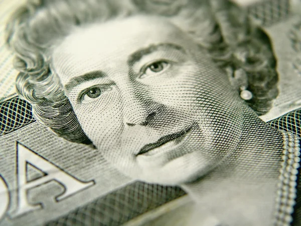 Closeup of Twenty Dollar Bill — Stock Photo, Image