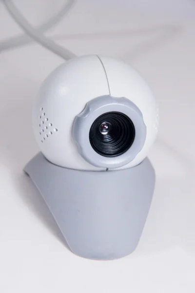 Closeup de webcam — Fotografia de Stock