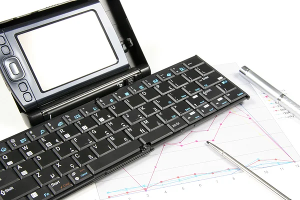 PDA och tangentbord — Stockfoto