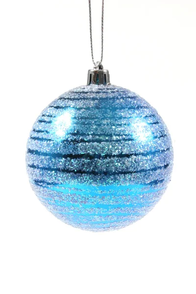 Ornamento de Natal azul — Fotografia de Stock