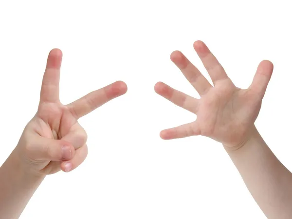 Sete dedos — Fotografia de Stock