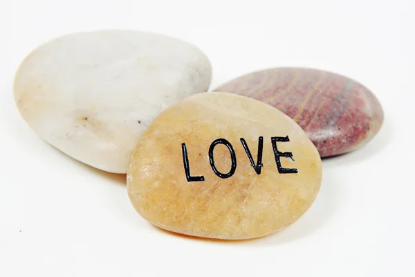 Älska graverade på sten — Stockfoto