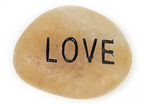 Love engraved on stone — Stock Photo, Image