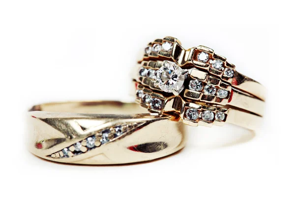 แหวนแต่งงานในโรส คุณจะแต่งงานกับฉัน ? — ภาพถ่ายสต็อก