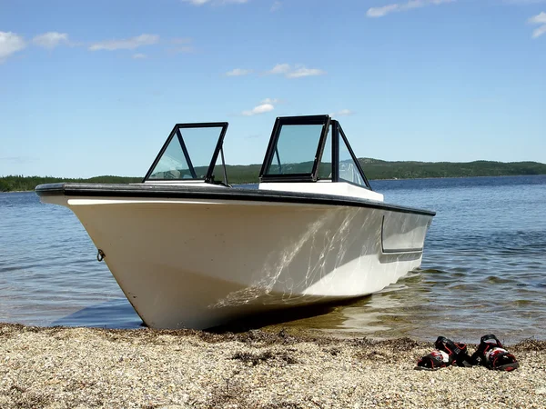 stock image Boat on a beach