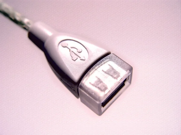 Design astratto rosa USB — Foto Stock