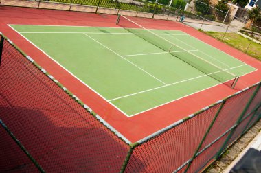 Tennis court clipart