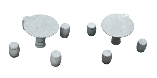 stock image Stone table and stools