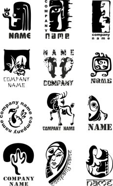 Logo Set clipart