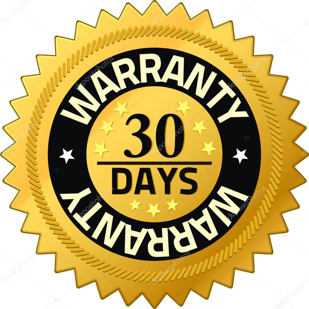 Warranty 30 days Quality Guarantee Badges