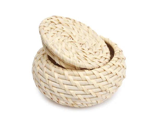 Straw basket — Stock Photo, Image