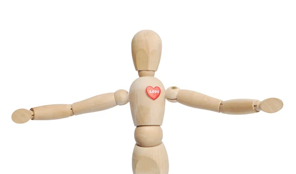 Wooden person — Stock Photo, Image