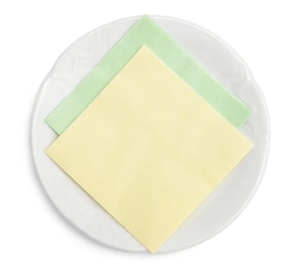 纸餐巾 — 图库照片