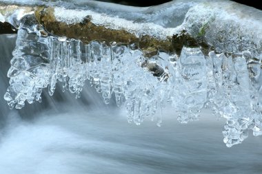 Close up of icicles clipart