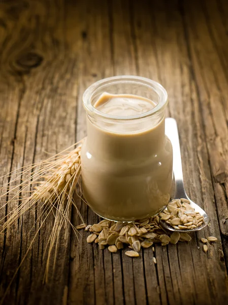Yogurt with cereals — Stock Photo, Image