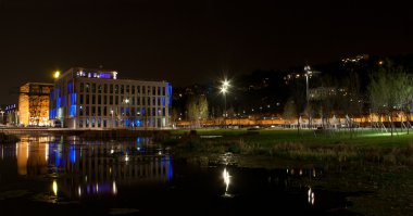 District of Confluences, Lyon - France clipart