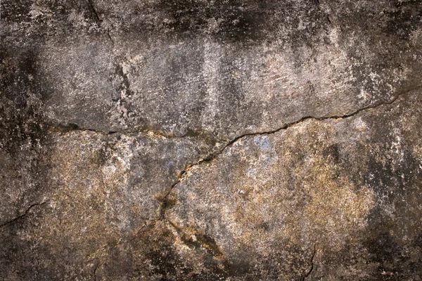 Grunge duvar ile yatay çatlamak ve doğal çerçeve — Stok fotoğraf
