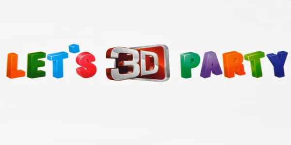 3D parti — Stok fotoğraf