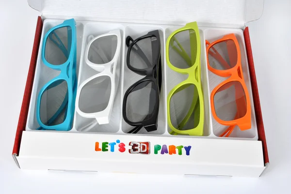 Set di bicchieri 3d — Foto Stock