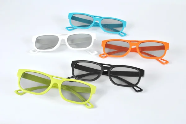 Uppsättning av 3d-glasögon — Stockfoto