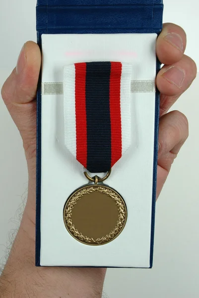 Medalla en blanco —  Fotos de Stock