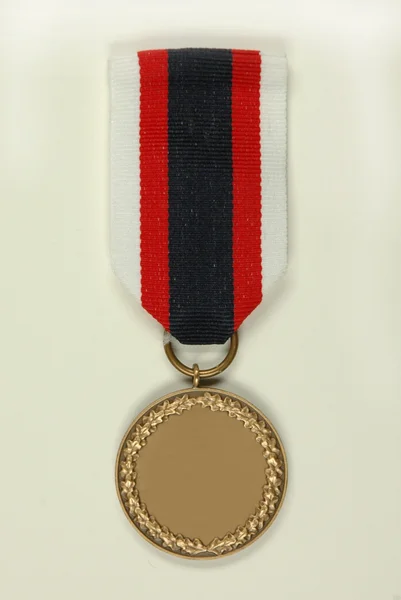 Medalla en blanco — Foto de Stock