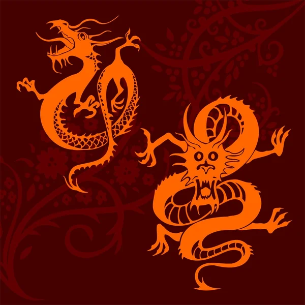 Chinese Dragons Set Stock Vector Image by ©Digital-Clipart #8203173