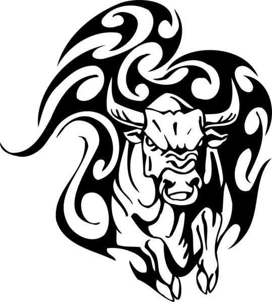 ᐈ Bull tribal tattoo stock vectors, Royalty Free bull tribal ...