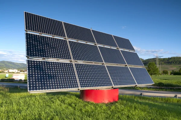 Solar Panel Station — Stock Photo, Image