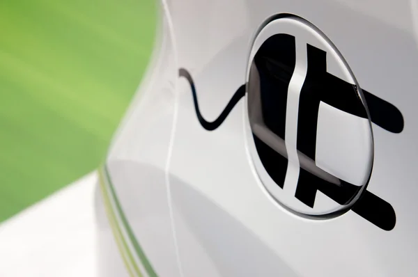 Hybridní auto symbol — Stock fotografie