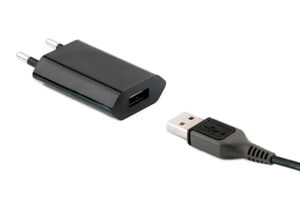 USB nabíječka — Stock fotografie